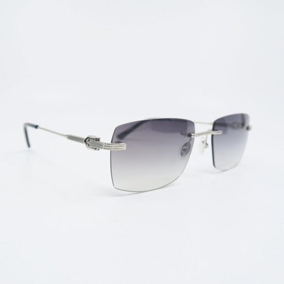 Paul Vosheront PV 635S C2 23KGP Silver/Grey Gradient, Rimless, New Sunglasses. - Picture 3 of 11